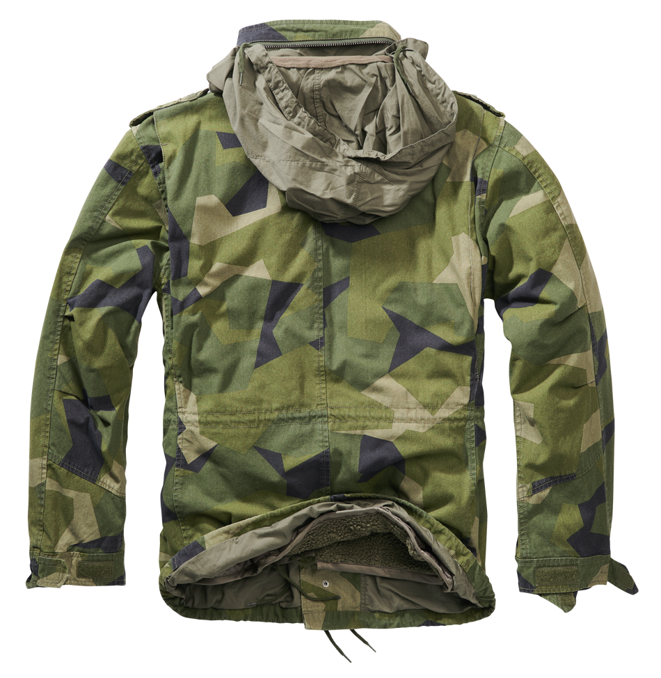 Brandit M65 Giant zimná bunda Swedish Camo M90