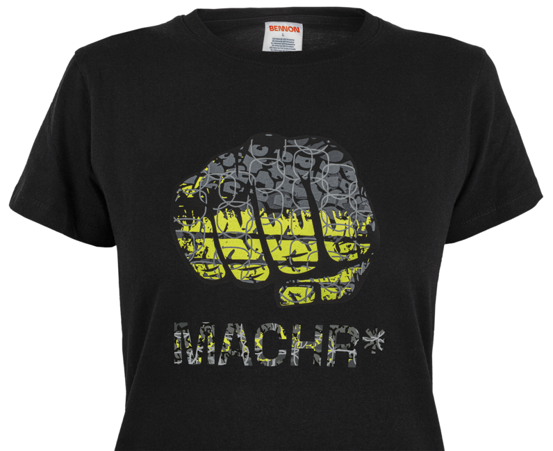 Bennon Predator Lady T-Shirt, Black/Green