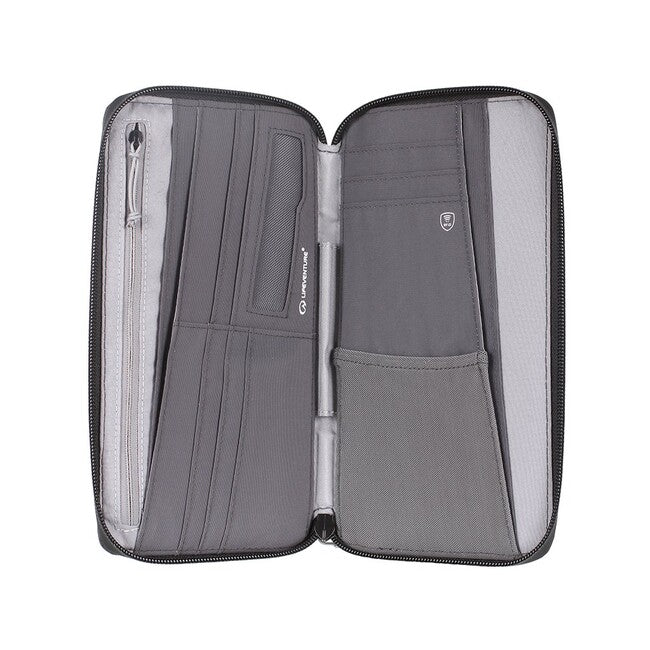 Lifeventure Travel Document Pouch RFID Protection, Grey