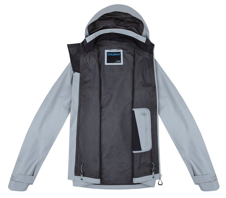 HUSKY Men's Outdoor Jacket Nakron M, Light Grey