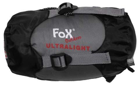 Fox Ultralight Sleeping Bag, Grey, +11/+21°C