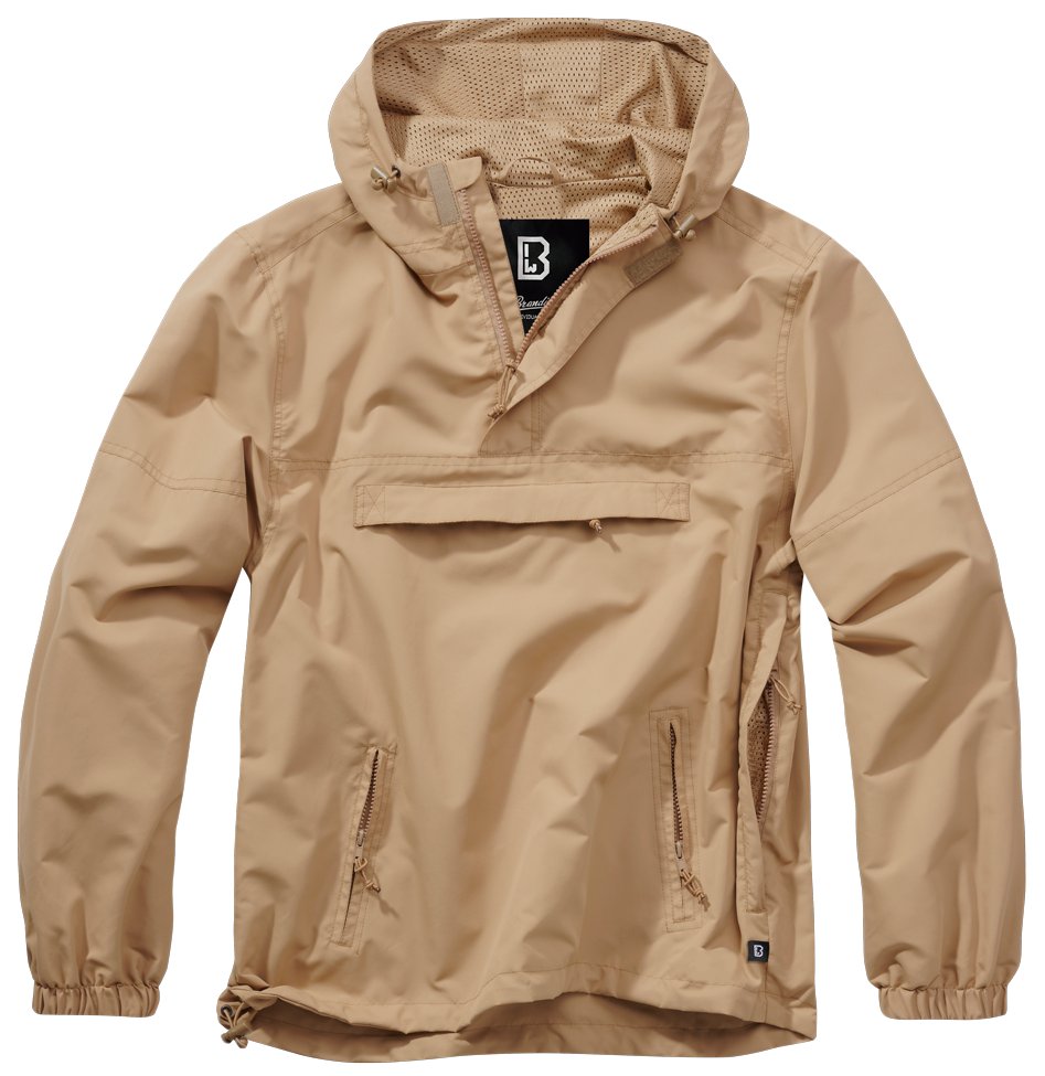 Brandit Summer Windbreaker bunda, camel