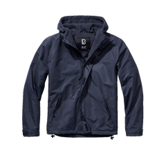 Brandit Frontzip Windbreaker Jacket, Navy Blue