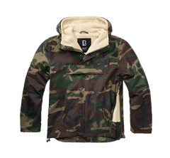 Brandit Windbreaker Sherpa Jacket, Woodland
