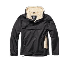 Brandit Windbreaker Sherpa jacket, black