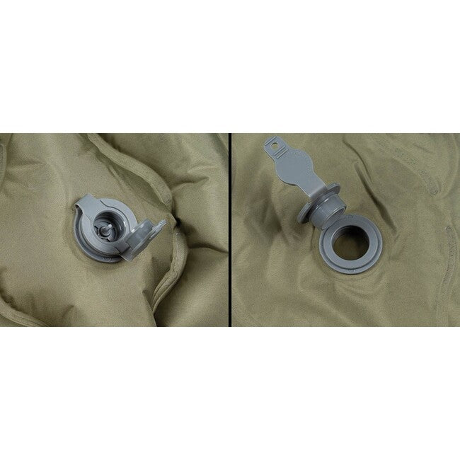 Fox Inflatable Sleeping Pad with Pillow, Olive