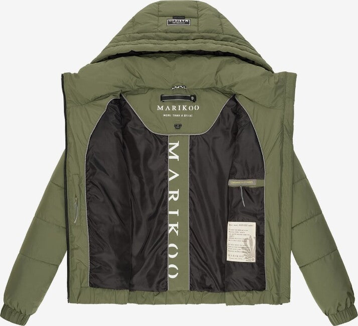 Marikoo Nayanaa Women's Short Winter Jacket with Hood