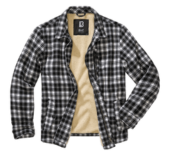 Brandit Classic Sherpa Jacket, White-Black