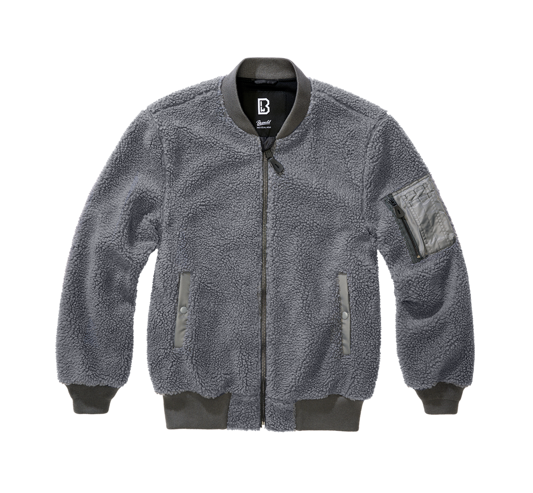 Brandit MA1 bunda Sherpa, anthracite