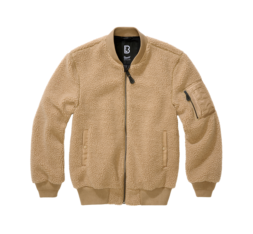 Brandit MA1 bunda Sherpa, camel