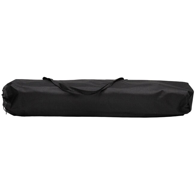 MFH Camping Folding Lounger 190 x 66 x 42cm, Black