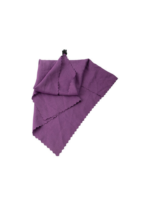 BasicNature Mini Towel Microfiber Travel Towel, Purple, S