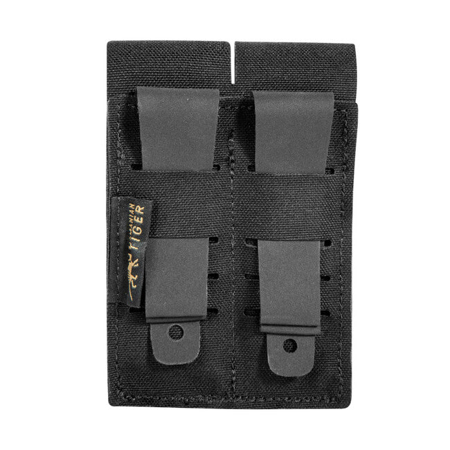 Tasmanian Tiger Double Pistol Mag Pouch MKIII, Black
