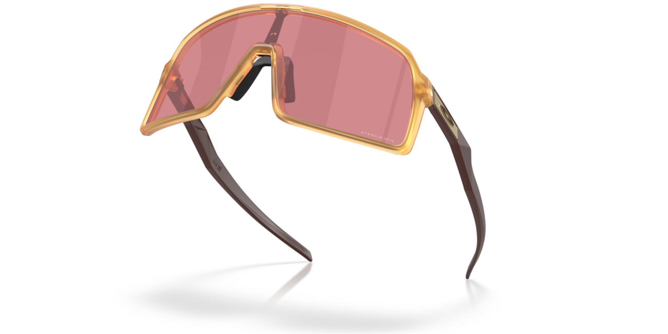 Oakley SUTRO Sunglasses, Matte Trans Light Curry Frame, Prizm Dark Golf Lenses