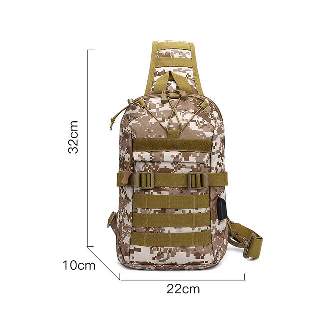 DRAGOWA TACTICAL Oscar Single Strap Backpack, ACU