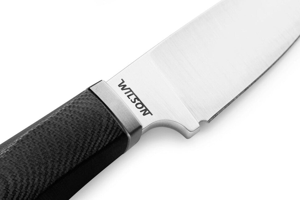 Lionsteel Willy WL1 Fixed Blade Knife 1 G, Black G10