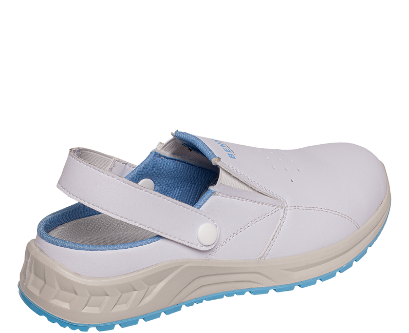 Bennon Work Shoes WHITE OB Slipper