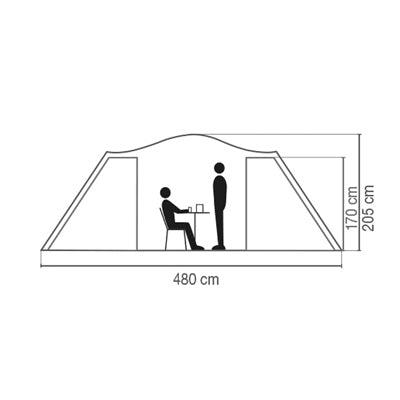 Coleman Spruce Falls BlackOut Plus Tent, 4-Person