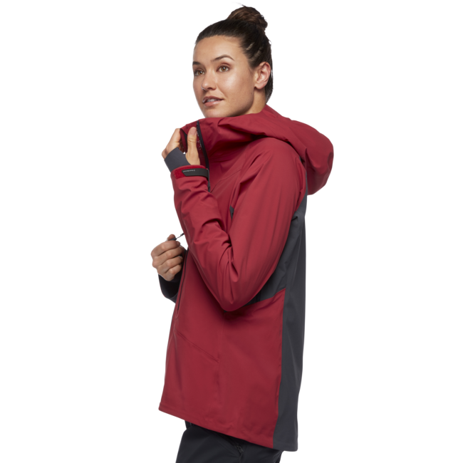 Black Diamond Women's Dawn Patrol Hybrid Shell, Wild Rose