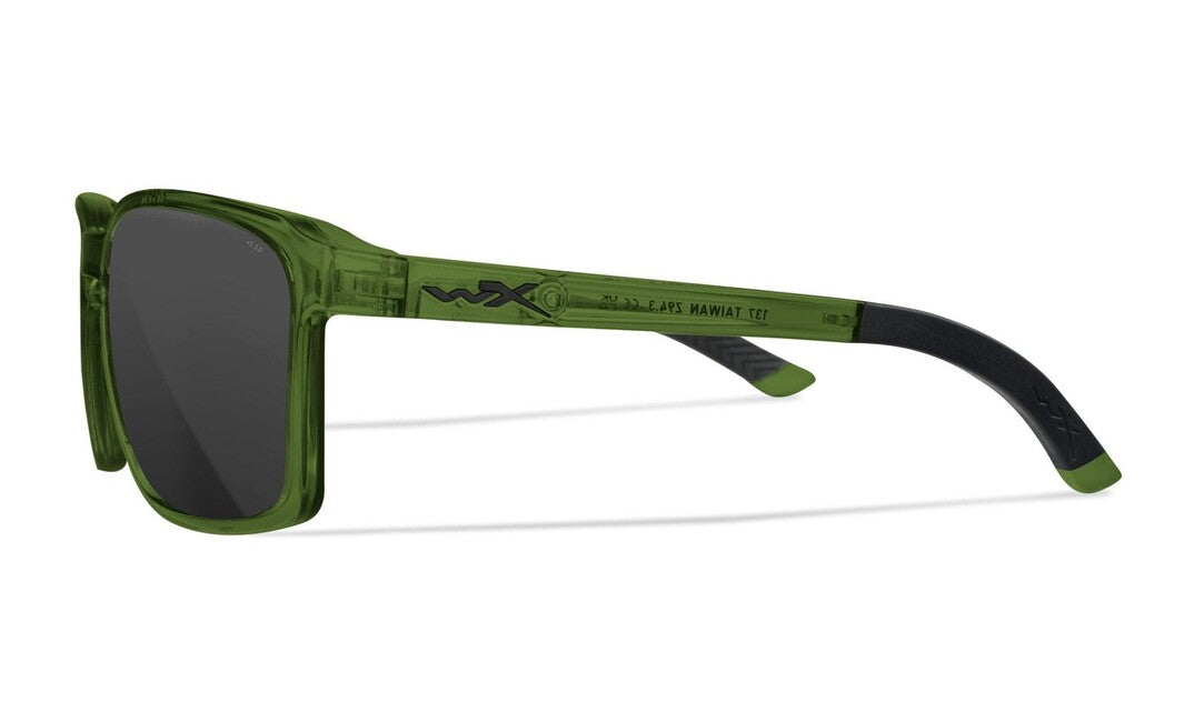 WileyX ALFA Sunglasses, Green Mirror
