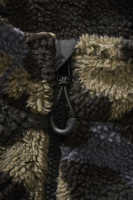 Brandit Teddyfleece Fleece Vest, Dark Camo