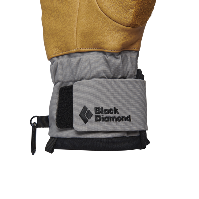 Black Diamond Legend Women's Leather Gloves, Natural-Steel Grey