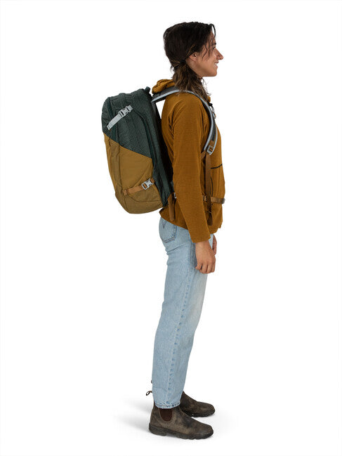 Osprey Nebula City Backpack, Green Tunnel/Brindle Brown
