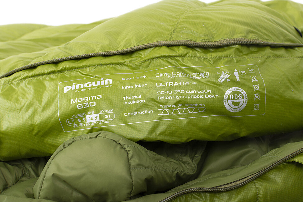 Pinguin Magma 630 Sleeping Bag, Green