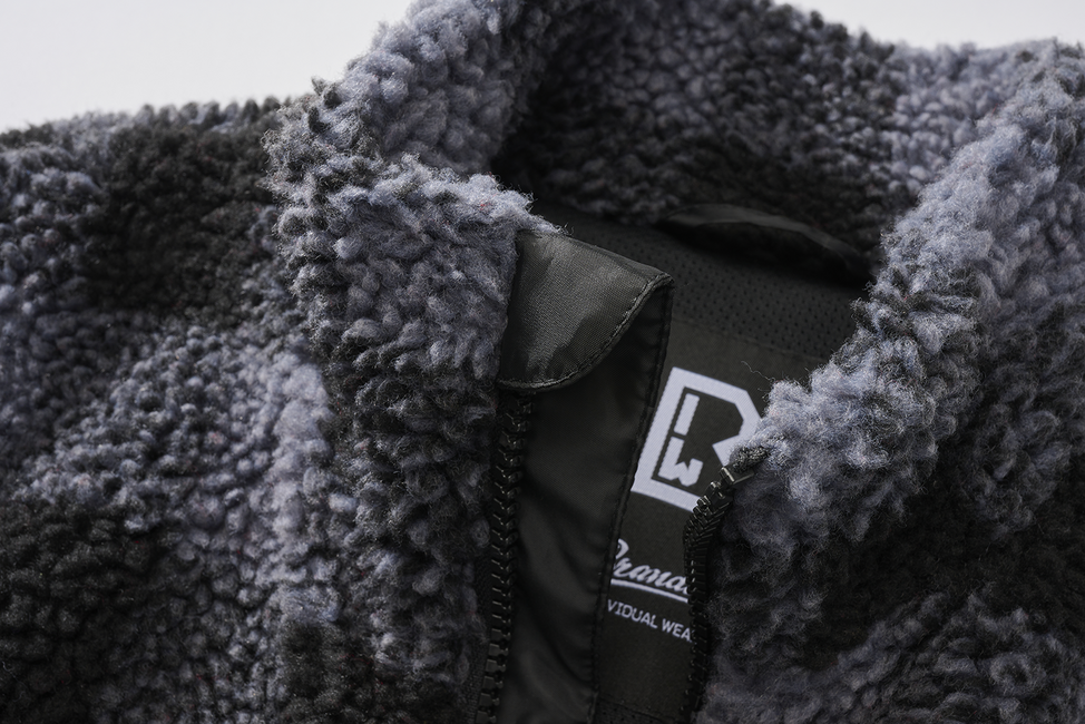 Brandit Teddyfleece Fleece Vest, Black/Grey
