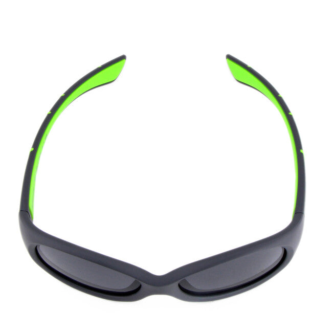 ActiveSol Kids @school sports Children's Polarized Sunglasses, Grey/Green