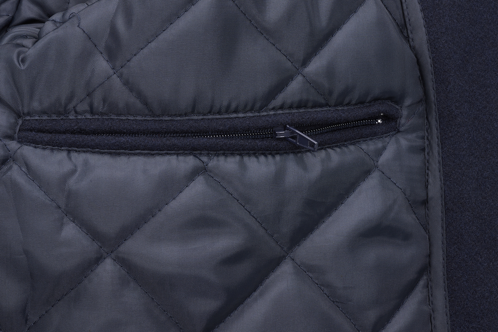 Brandit Pea Coat, Navy Blue