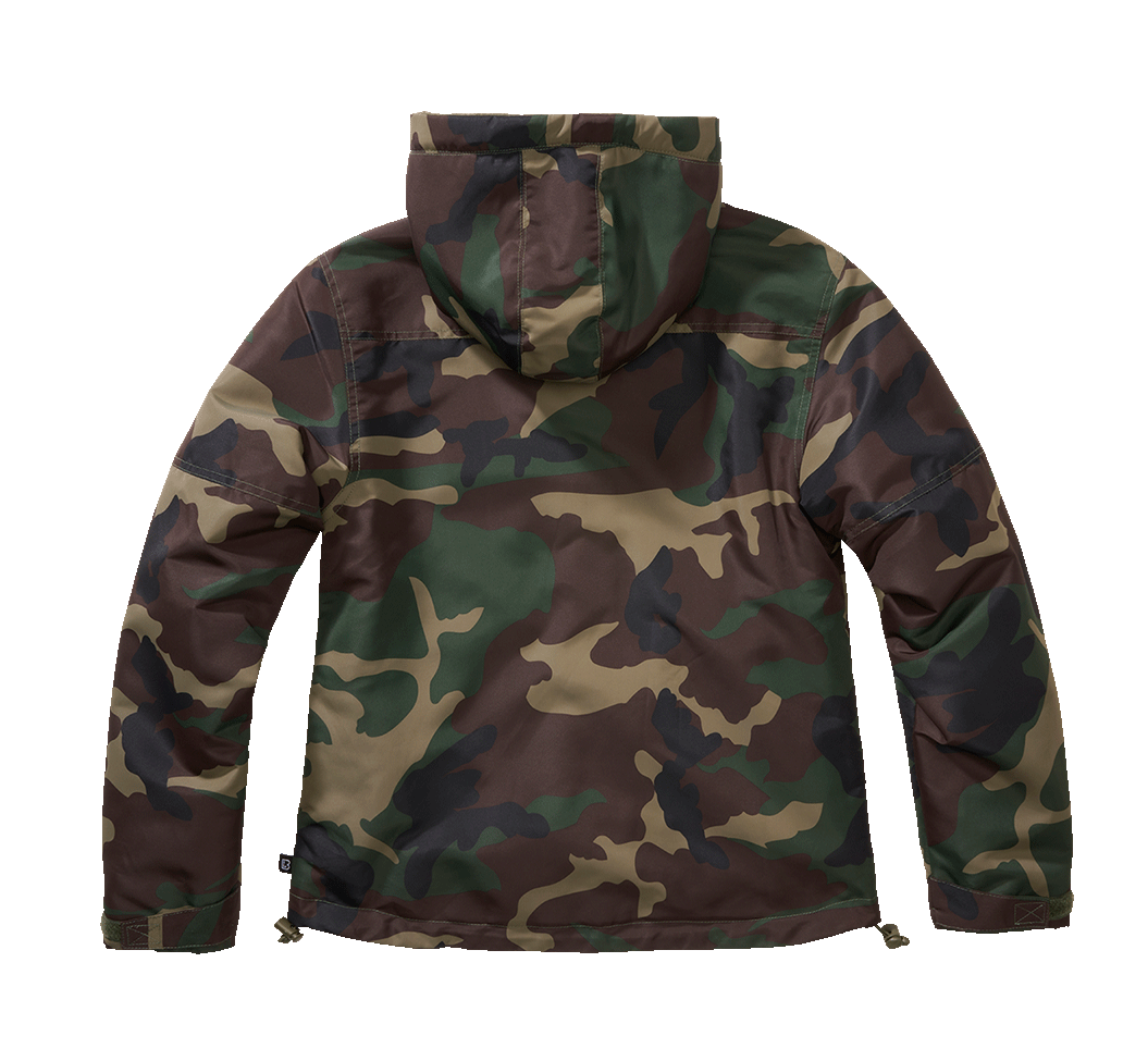 Brandit Windbreaker Frontzip dámska bunda, Woodland