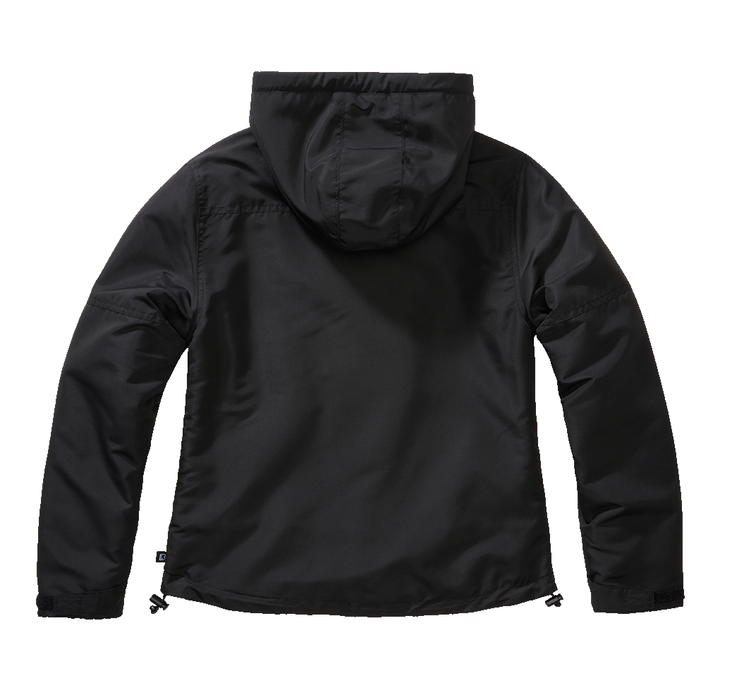Brandit Windbreaker Frontzip dámska bunda, čierna