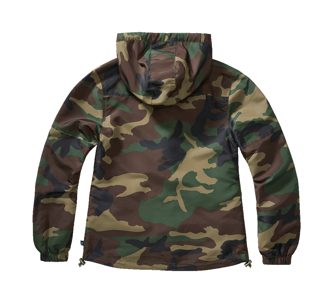 Brandit Summer Frontzip Windbreaker dámska bunda, Woodland