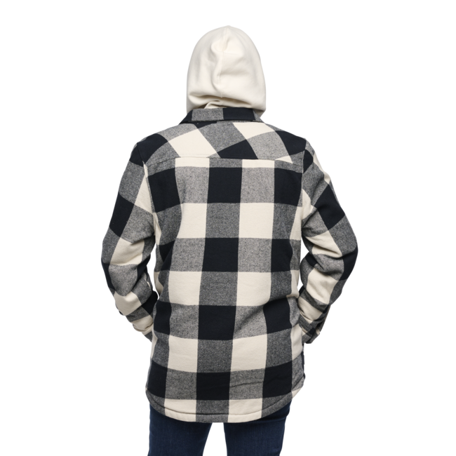 Black Diamond Dámska flanelová košeľa Project Lined Flannel, black-off white plaid