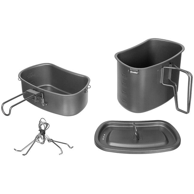 Fox Outdoor 3-Piece Cooking Set, Titanium
