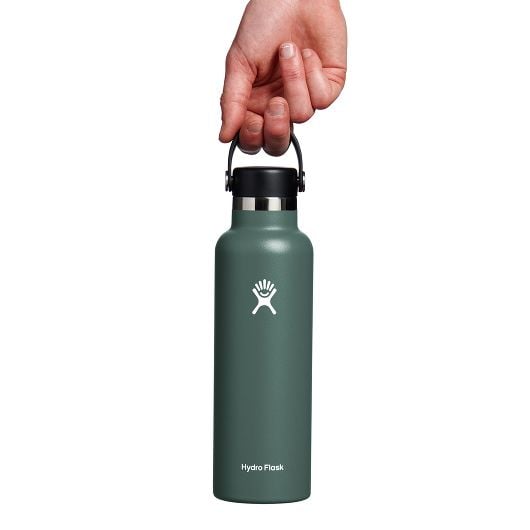 Hydro Flask Thermos Bottle 21 OZ Standard Flex Cap 621 ml, Fir