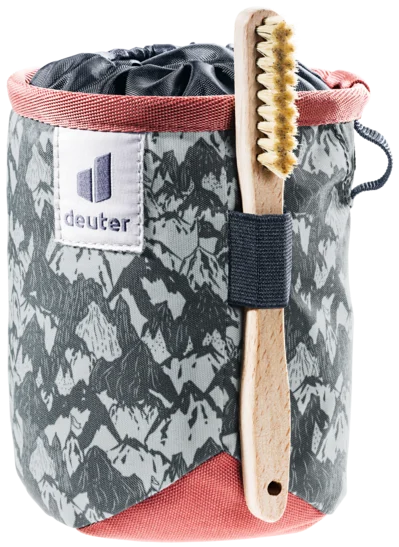 Deuter Gravity Chalk Bag I, Graphite Mountain-Redwood