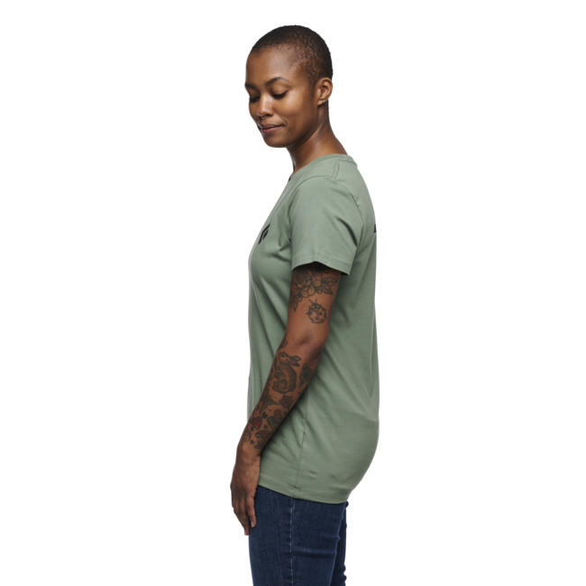 Black Diamond Women's Short Sleeve T-Shirt Equipment for Alpinists, Laurel Green