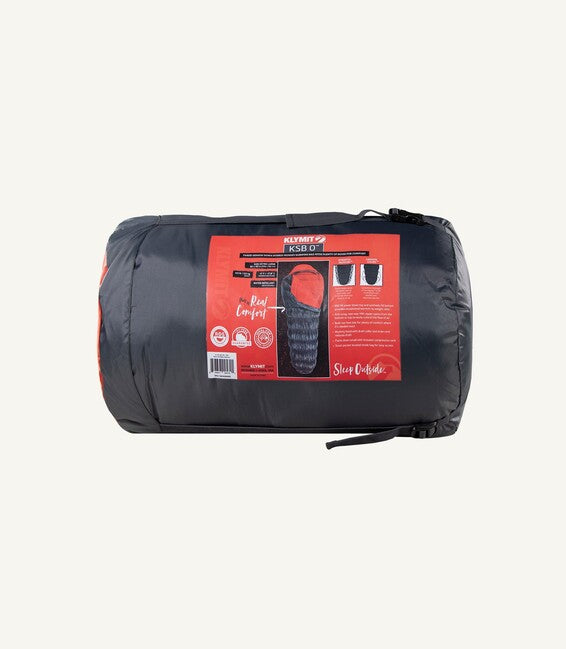 Klymit KSB 0 (XL) Sleeping Bag, Orange