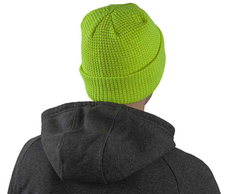Bennon Reflectos Polyacrylic Beanie, Yellow
