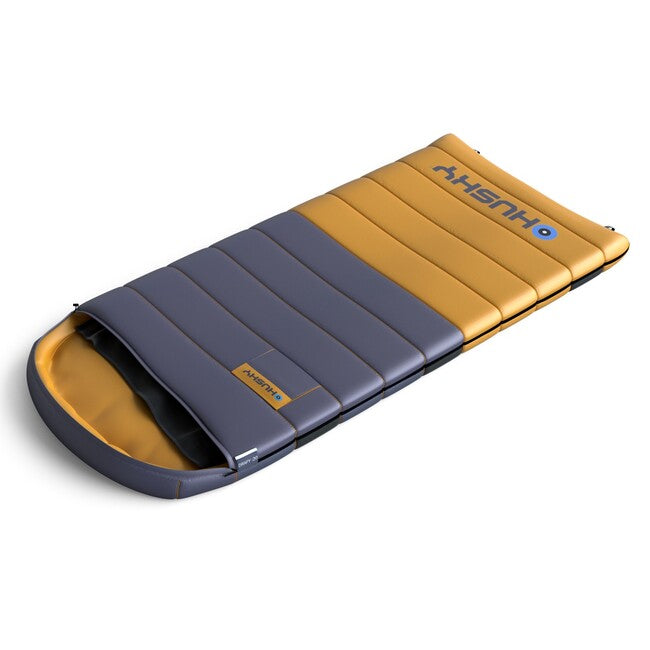 HUSKY Drafy Paper Winter Sleeping Bag -20, Blue/Orange