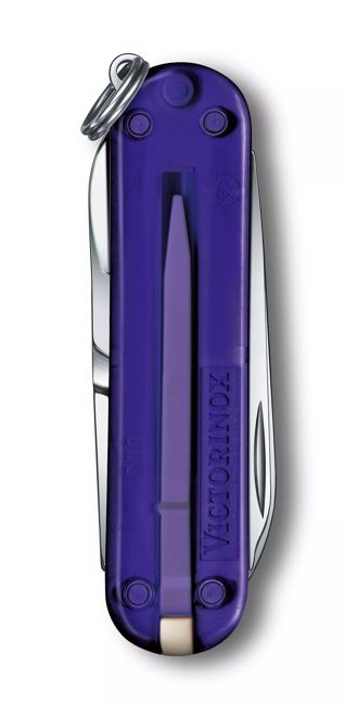 Victorinox Vreckový nôž Classic SD Transparent, fialová