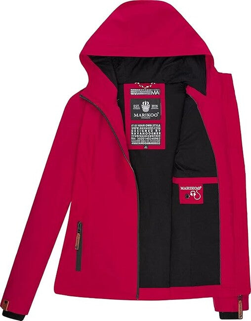 Marikoo Women's Transitional Hoodie Jacket, Blackberry