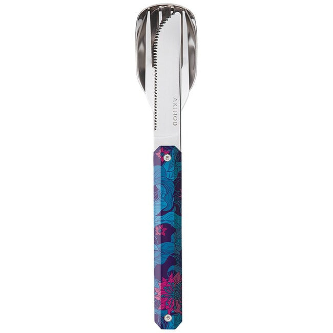 Akinod A01M00024 Cutlery Set 12h34, Hibiscus