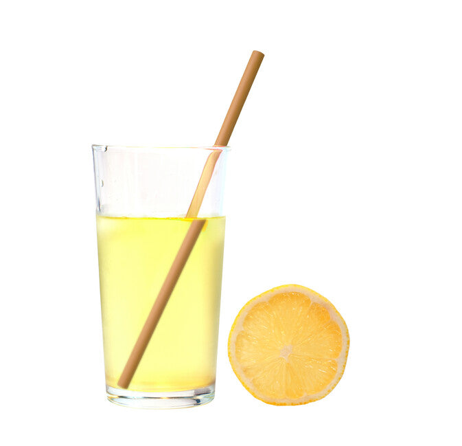 BasicNature Bamboo Straws Set 8pcs