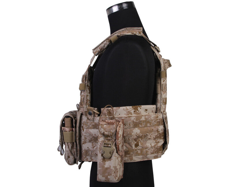 Emersongear LBT6094A Plate Carrier with 3 Pouches, AOR1 500D