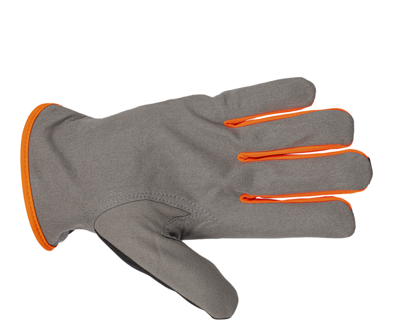 BENNON Carpos Safety Gloves, Grey/Orange