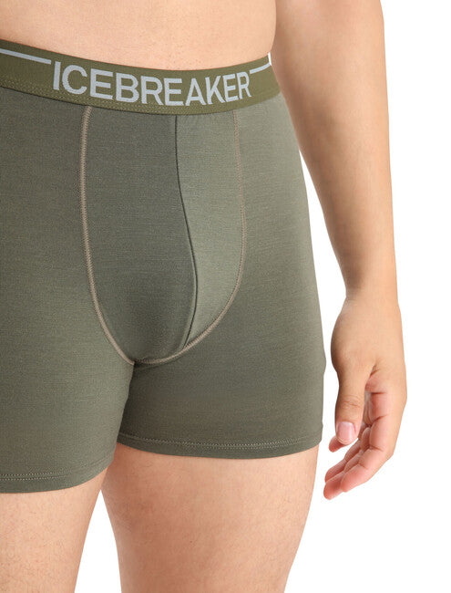 Icebreaker Pánske boxerky Anatomica, zelená