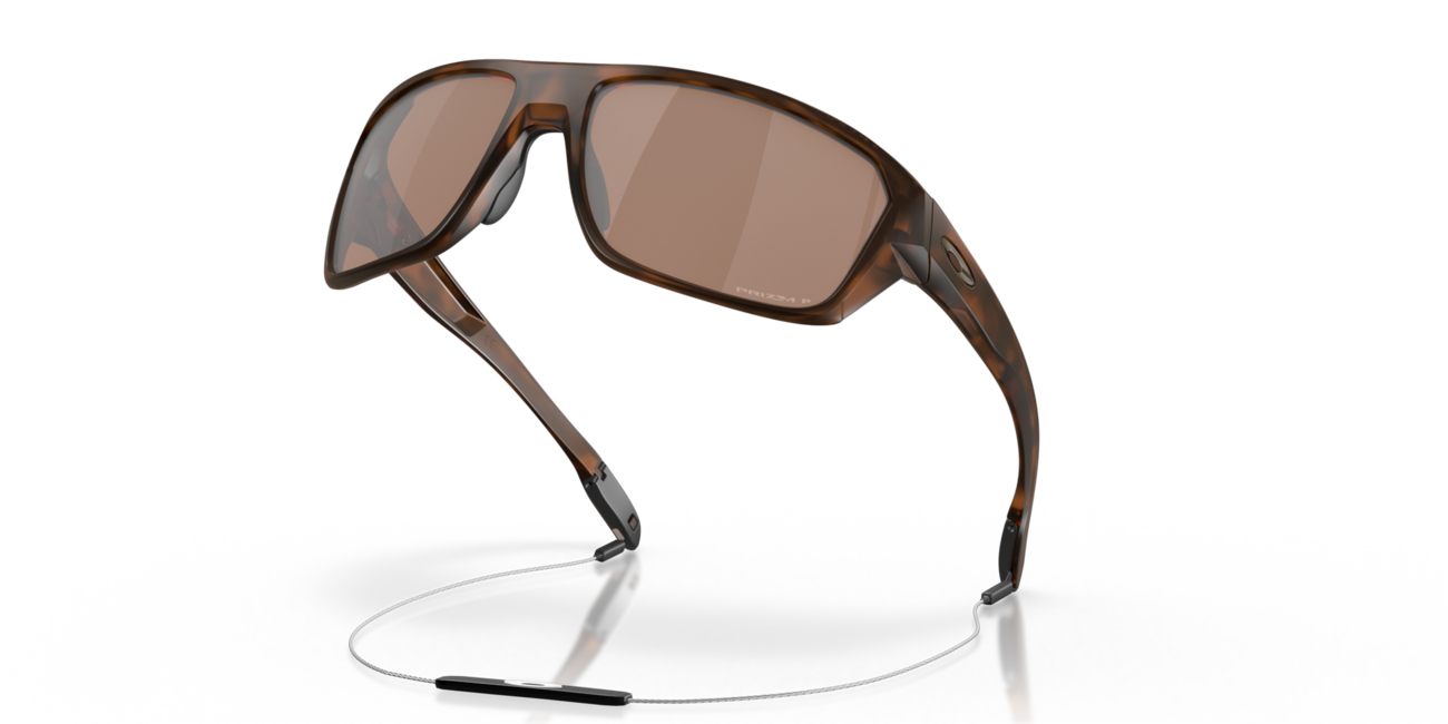 Oakley SPLIT SHOT Sunglasses 64, Matte Brown Tortoise Frame, Prizm Tungsten Polarized Lenses